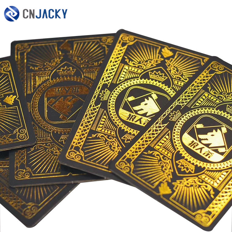 狼人杀卡牌订制金色塑料扑克牌rfid智能扑克牌三国杀游戏扑克卡牌