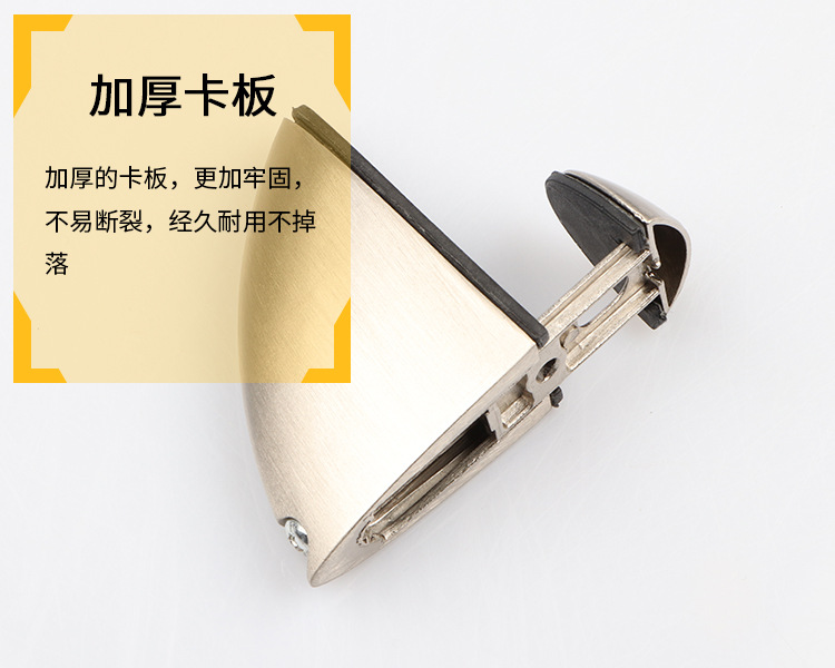 锌合金玻璃夹 锌合金连接件固定鱼嘴夹方形层板托f夹玻璃夹批发