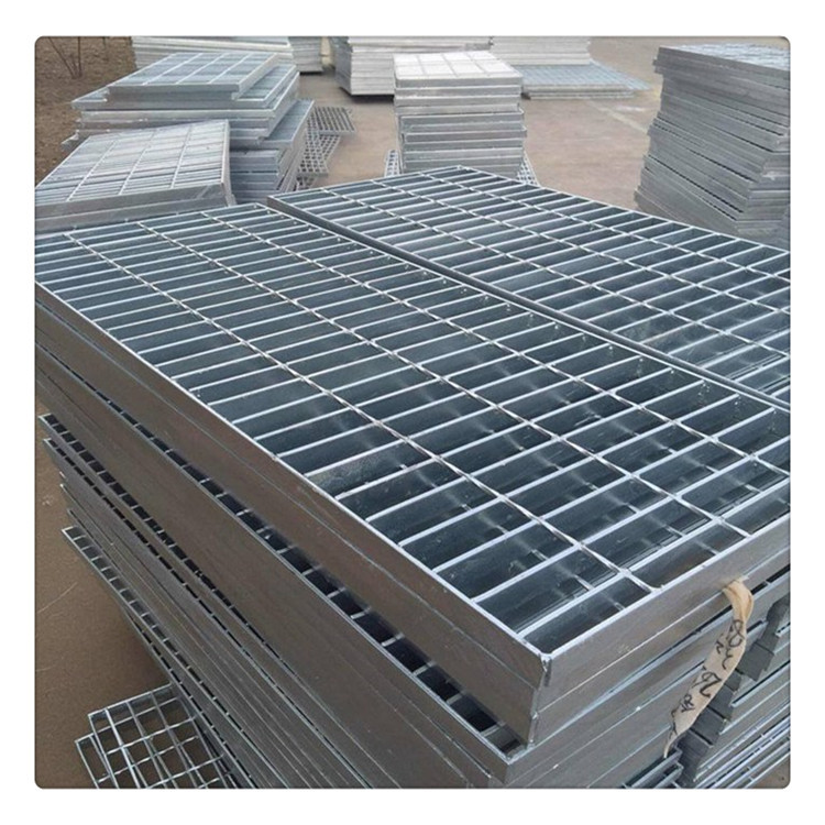 热镀锌钢网格板 防滑镀锌沟盖板 压焊钢格栅平台钢格板重型钢格板