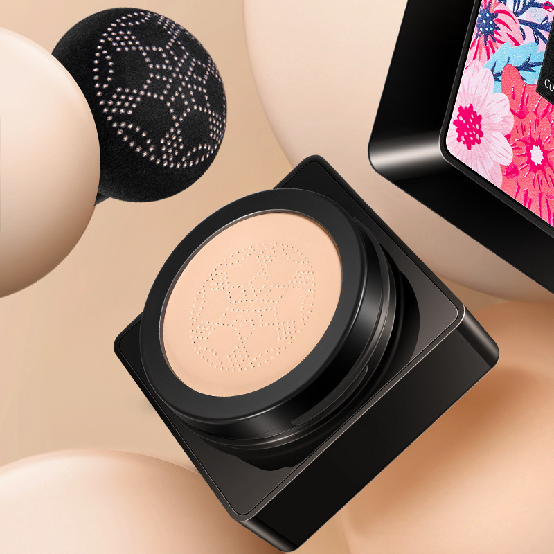 欧采莲轻润无瑕蘑菇气垫美颜霜轻润无暇清透持妆轻薄粉底源头厂家