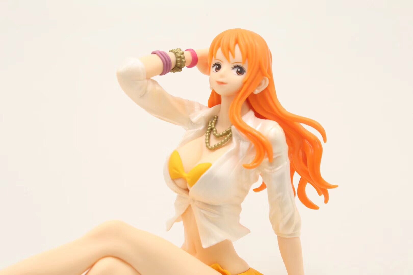 海贼王 闪光魅力 坐姿 娜美 汉库克泳装 女帝 坐姿盒装手办