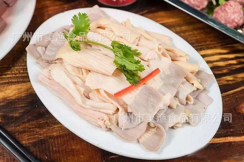 然进鹅肾顶鸭食管冷冻鹅肾 冰鲜肠头鹅肚顶餐厅食品美食500g*20包