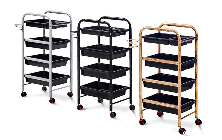 特价包邮美发工具车美发推车发廊工具车 美容推车手推车5层理发车