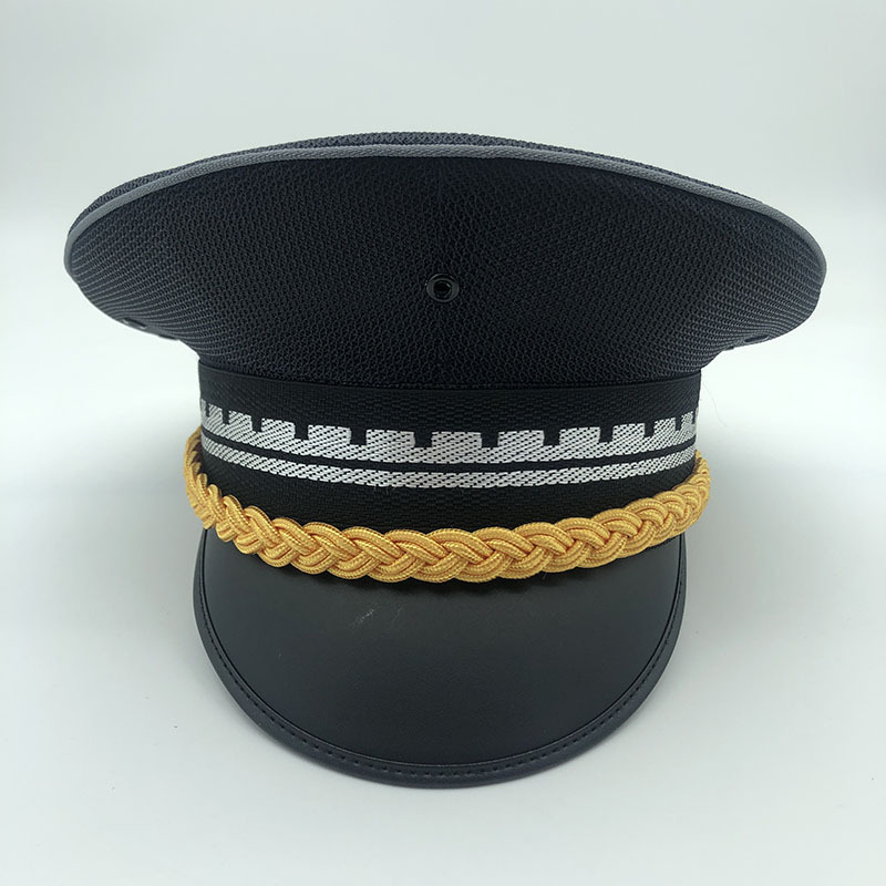 厂家直销大檐帽 大沿帽 保安作训帽 大盖帽 夏季网眼职业帽