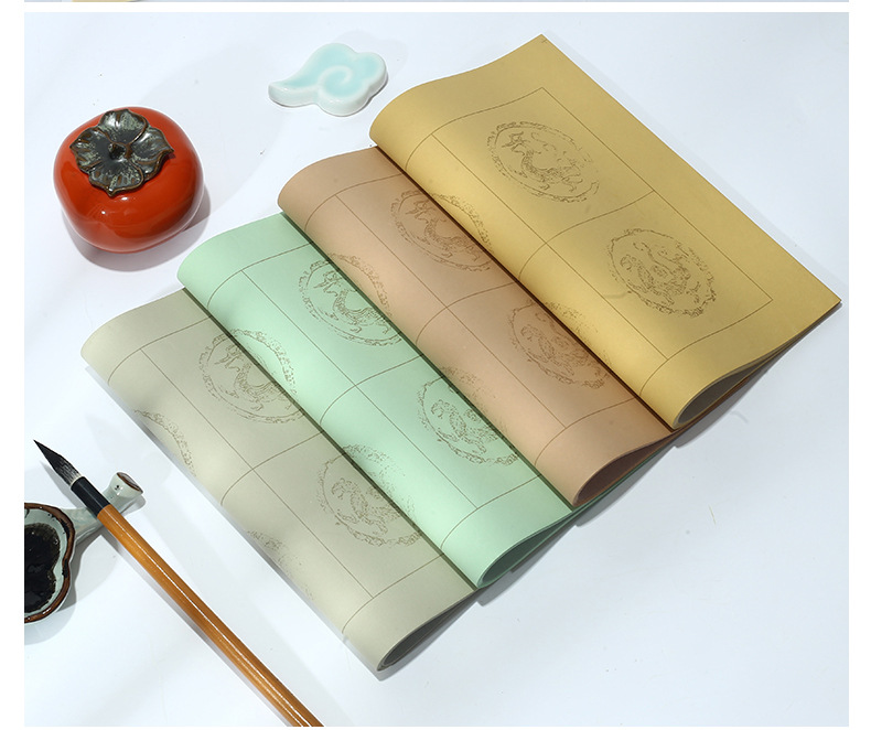 25*27cm 四言斗方 瓦当斗方 宣纸 25张/袋 书法毛笔字创作宣纸