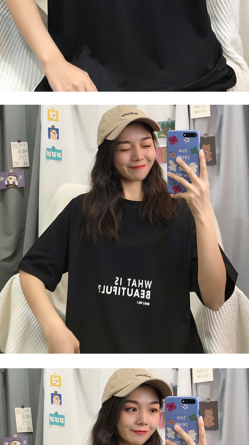 韩国ulzzang原宿风bf短袖t恤女韩版学生百搭ins嘻哈hiphop上衣潮