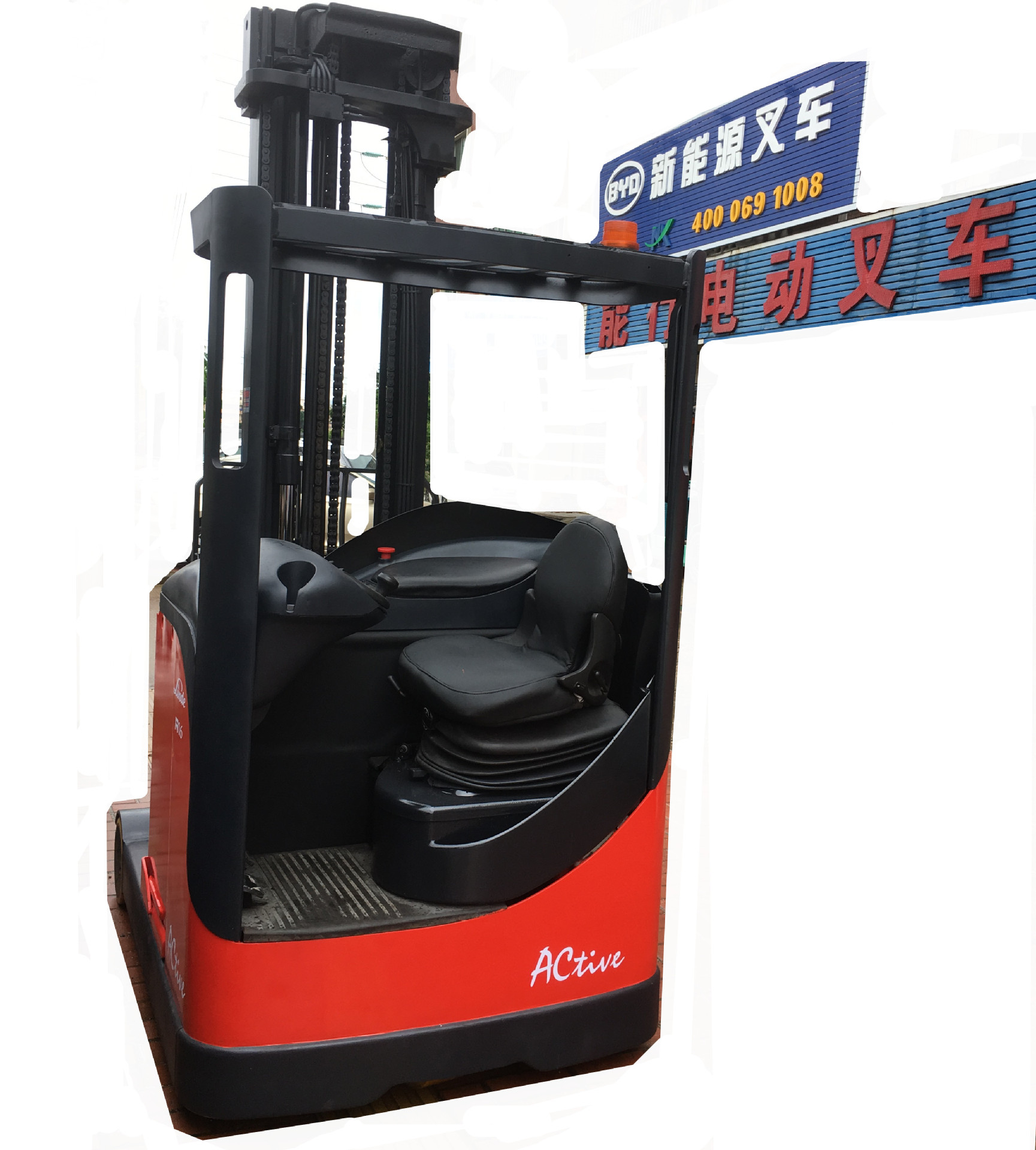 6吨林德堆高车 升高6.9米林德r16s电动叉车 冷库用电瓶叉车出租