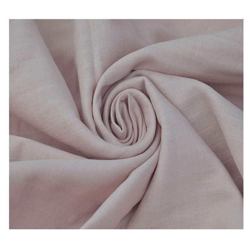 有机棉格子纱布 40支婴儿a类纯棉面料 染色印花双层棉纱