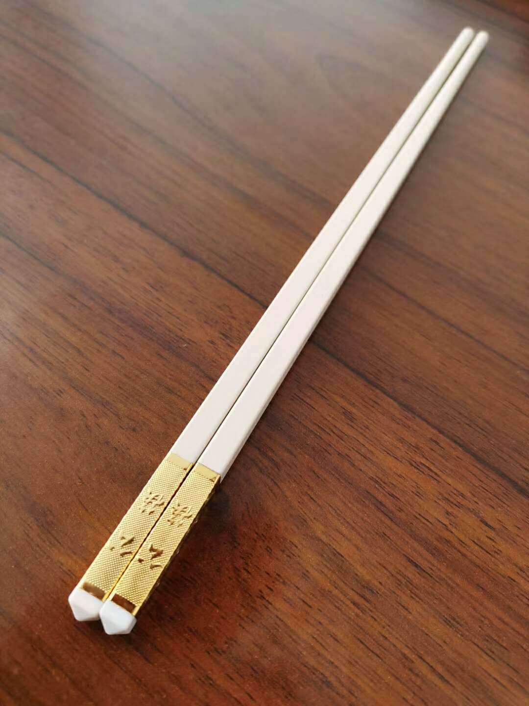 消毒公筷子厂家 餐厅酒店家用加长合金公筷公勺礼盒刻字定制logo