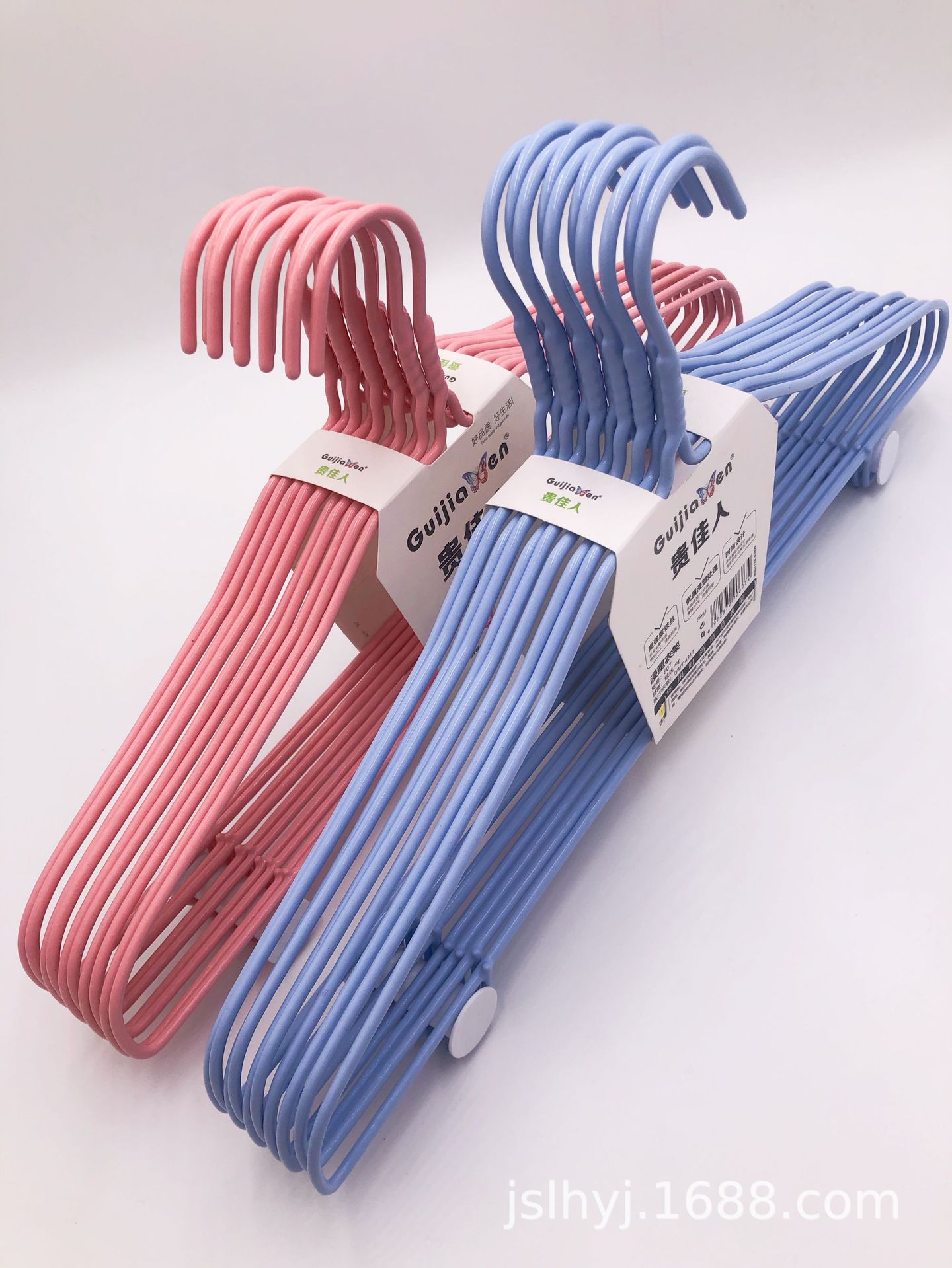 家用浸塑衣架加粗成人衣架衣挂衣服架加粗无痕晾晒衣架干湿两用