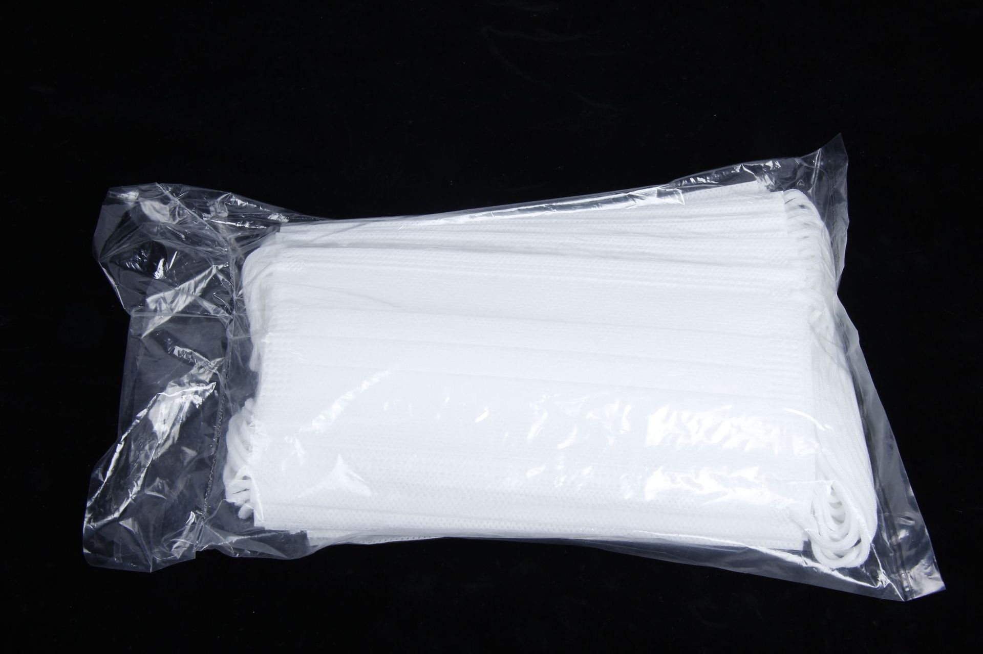 厂家批发一次性无纺布一层袋装口罩轻薄透气黑白夏季单层日用口罩