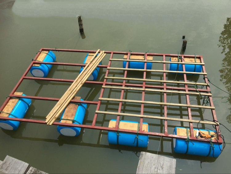 水上平台鱼网浮漂泡沫塑料浮球浮子浮标浮桶网箱拉网渔网塑料浮筒