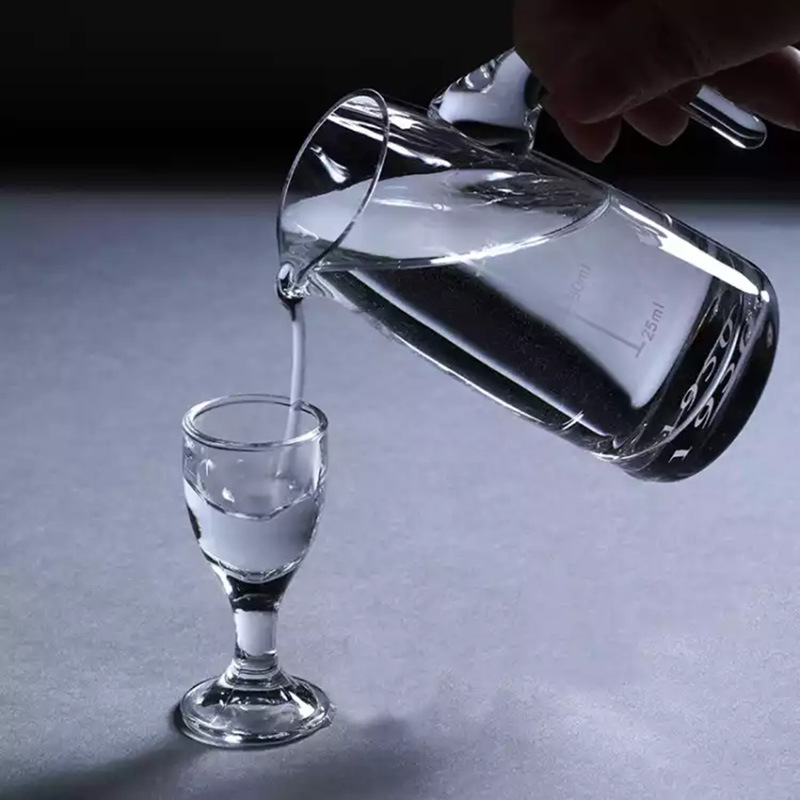 工厂现货批发冷切口烈酒倒酒壶 高品质玻璃白酒酒杯分酒壶