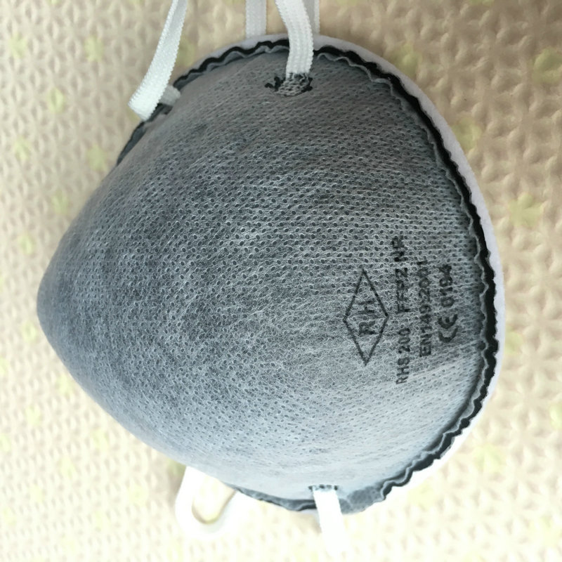 防护粉尘颗粒异味 活性炭呼吸闸碗状工业透气猪嘴一次性口罩