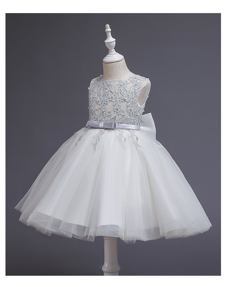 女童礼服裙晚礼服 女孩公主裙夏 蓬蓬纱2020夏季新款婚纱主持人服