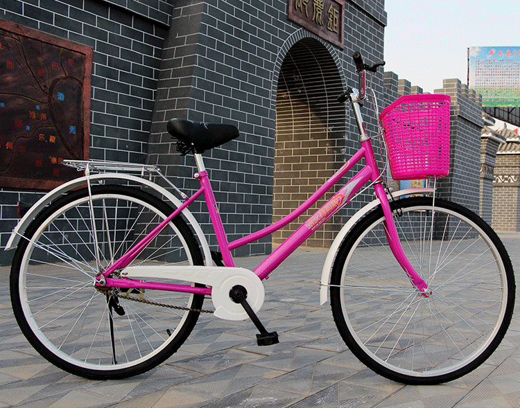 淑女车公主女款男女式自行车26寸成人女轻便学生车 通勤车