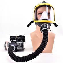 长管呼吸器 电动口罩喷漆防油烟化工粉尘农药毒雾防护面罩 可充电