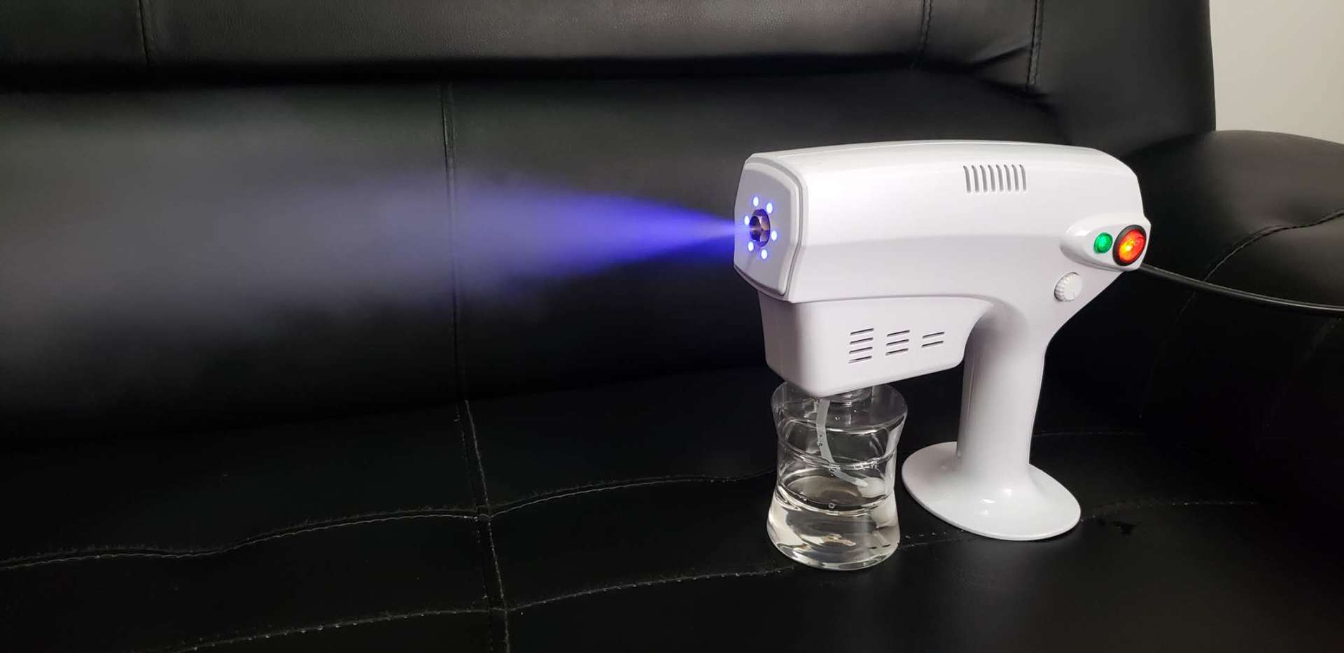 蓝光手提纳米喷雾机美发护发仪器烫发染发护理微雾机喷雾消毒枪