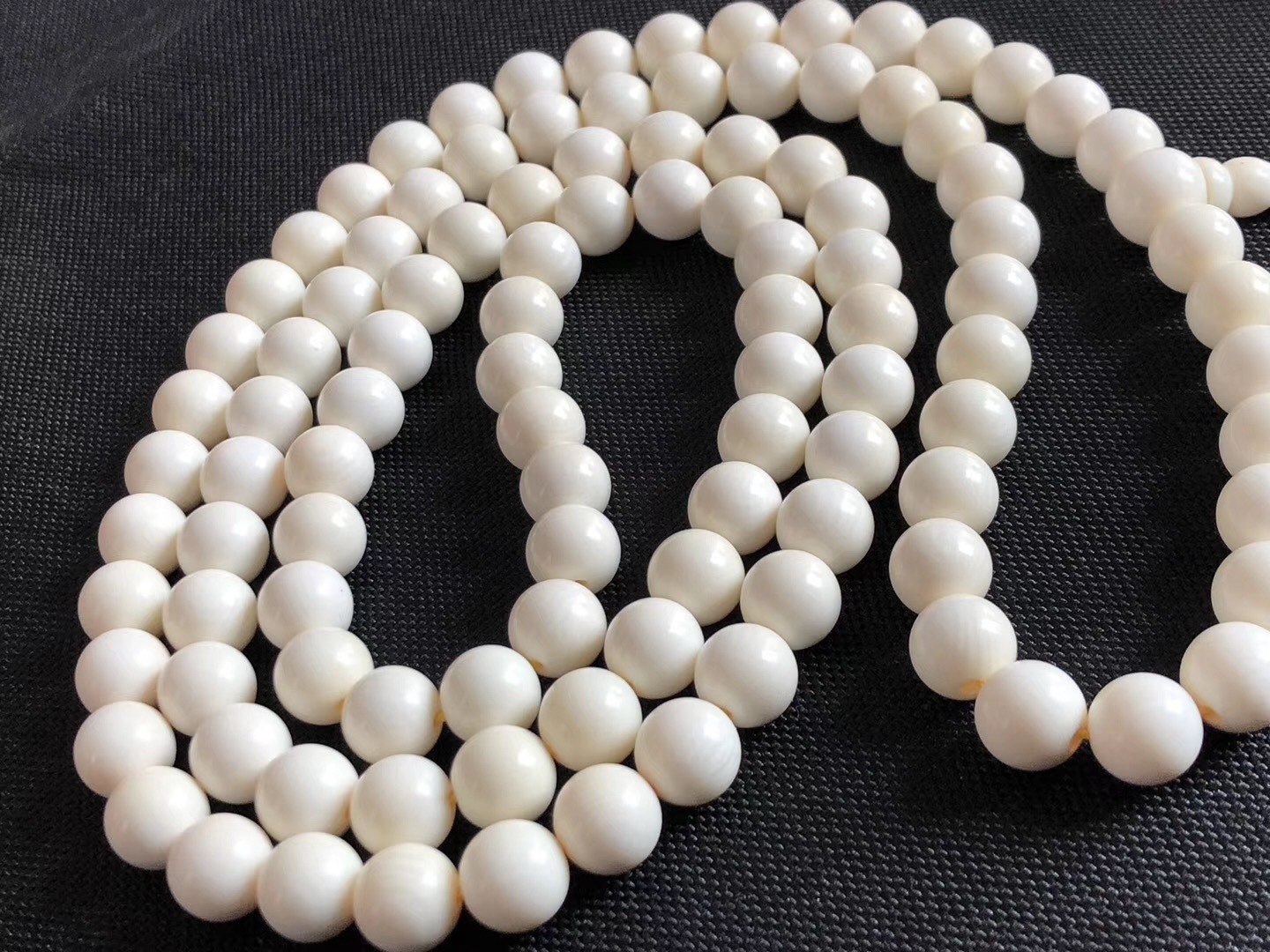 猛犸象牙3 4 5 6 7 8 9 10mm108珠子手串项链手串
