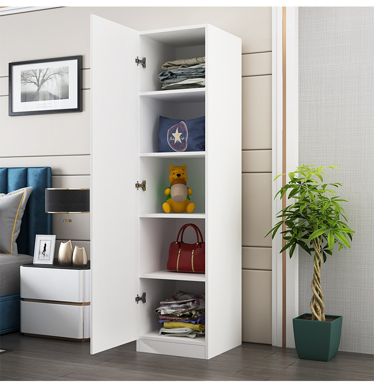 2米高单门衣柜窄小型50cm小衣柜 简易少女房间占地小40cm