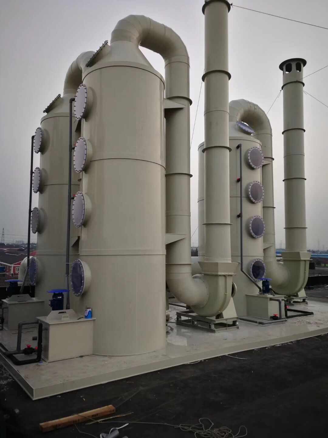 吸收塔pp塔pp净化塔pe罐pph尾气塔pph塔