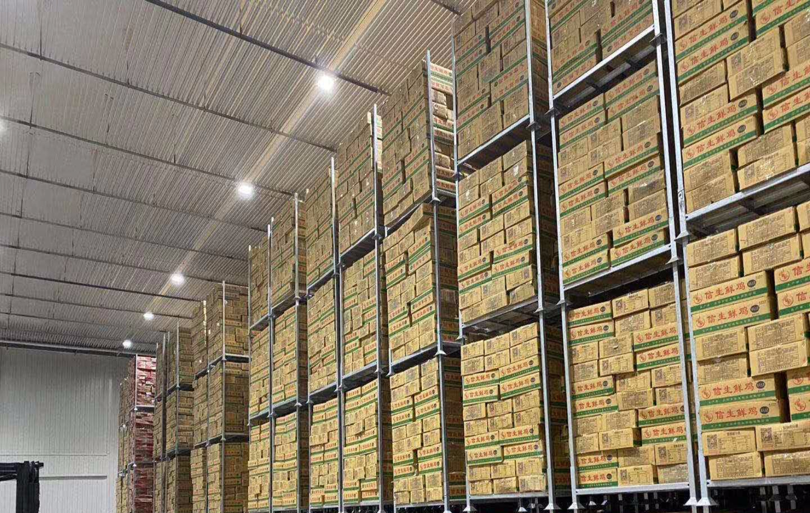 冷库货架冷库铁架子冷库底盘堆垛架工厂物流仓库堆高储存货架