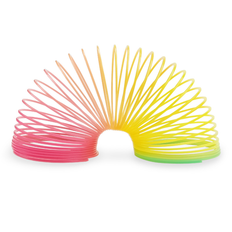 大号彩虹圈玩具叠叠弹簧圈宝宝玩具3岁早教儿童彩虹弹力圈