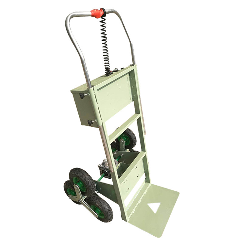 电动载物爬楼机 手推拉货车货物搬运电动爬楼车 电动手推车平板车
