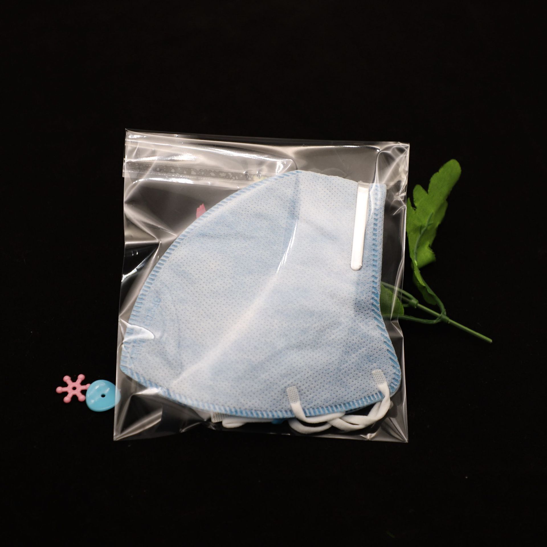 现货一次性透明口罩包装袋kn95独立分装袋食品级出口品质