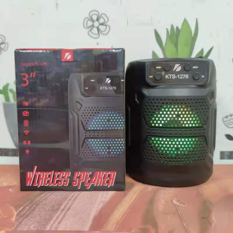 3-Inch New KTS-1276 Outdoor Portable Bluetooth Speaker