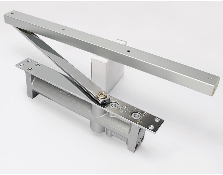 乐优家暗藏式隐形闭门器自动家用关门器液压缓冲隐藏式暗装闭门器