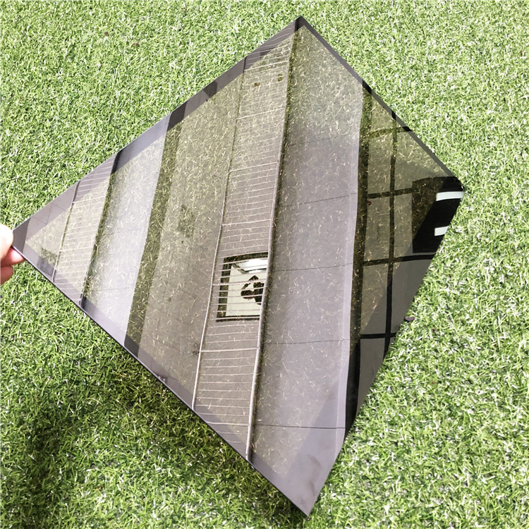 暖色调镜面显示屏玻璃非导镜面镀膜玻璃丝印一体化显示器镜面玻璃