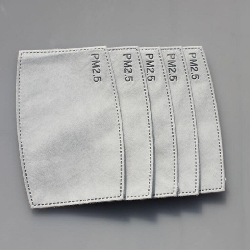 运动户外骑行面罩口罩过滤片一次性无纺布滤芯活性炭隔离防尘滤片