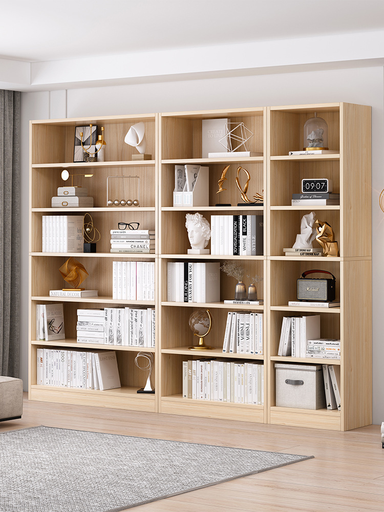 0成交700个书柜落地简约家用学生客厅书房经济型储物柜子收纳