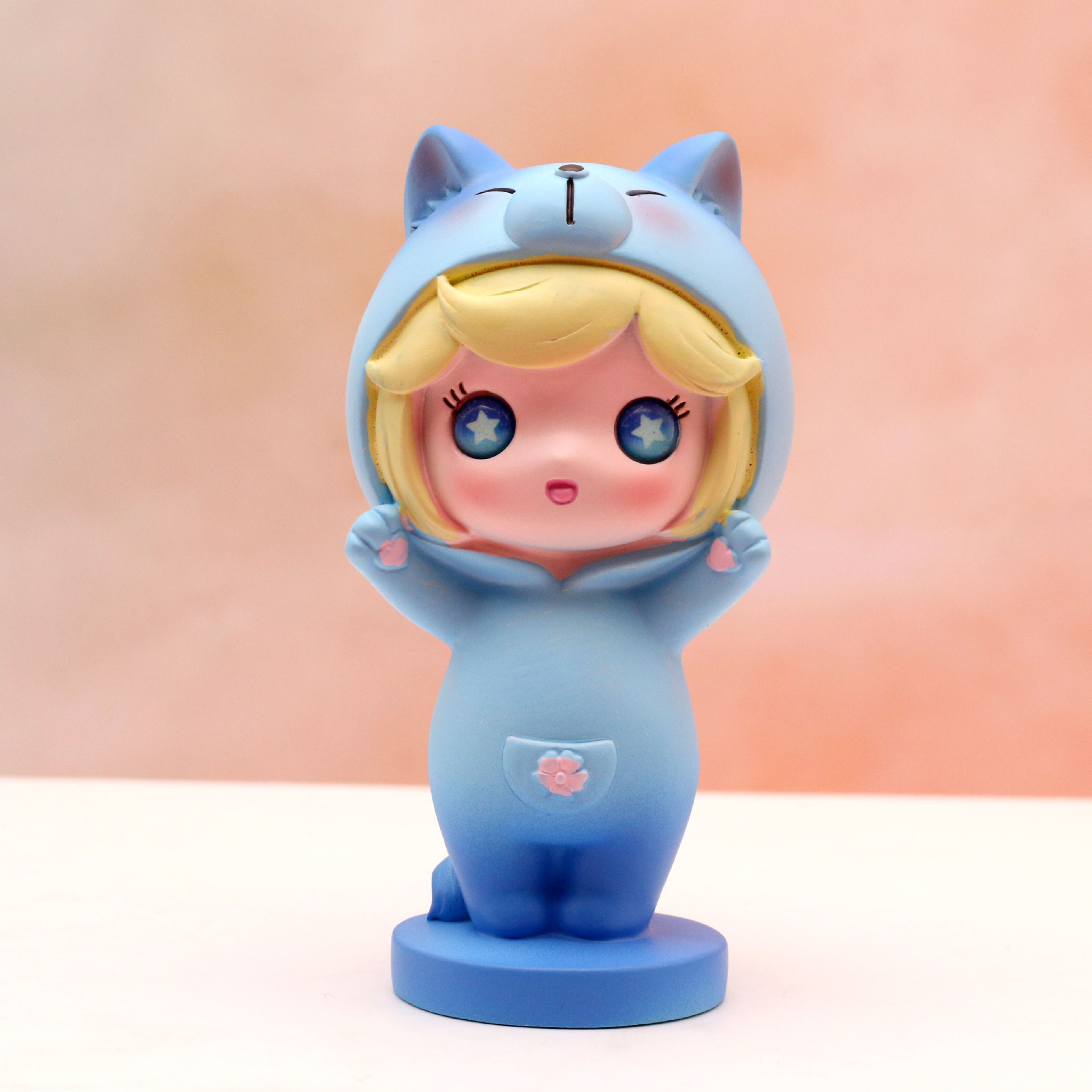 元气少女盲盒潮玩手办玩偶动漫公仔白领摆件送情侣女生萌生日礼物