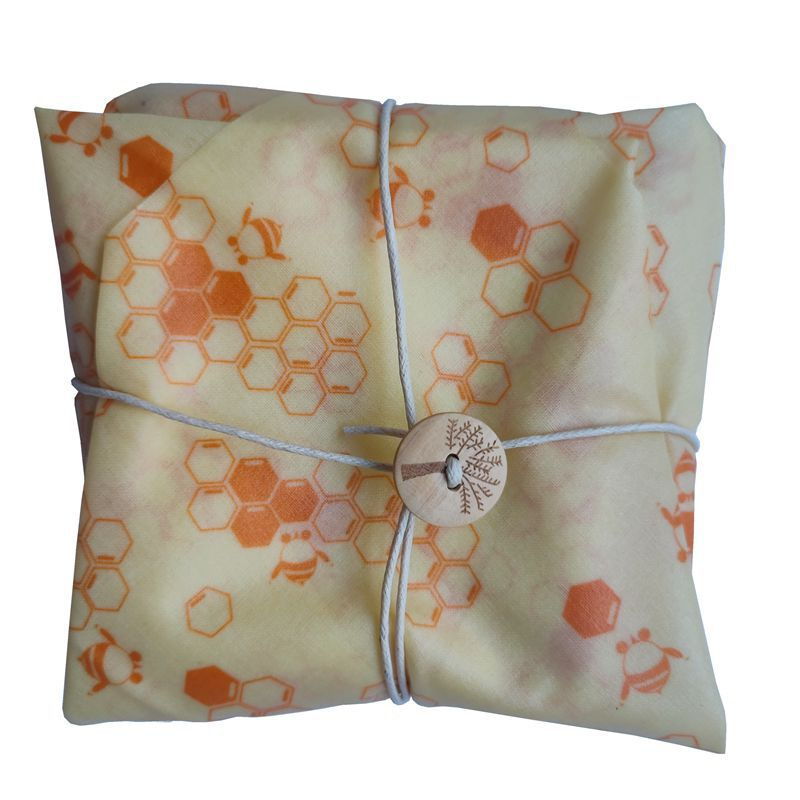 亚马逊爆款bees wrap蜂蜡纸 可重复使用fda食品级蜂蜡保鲜布