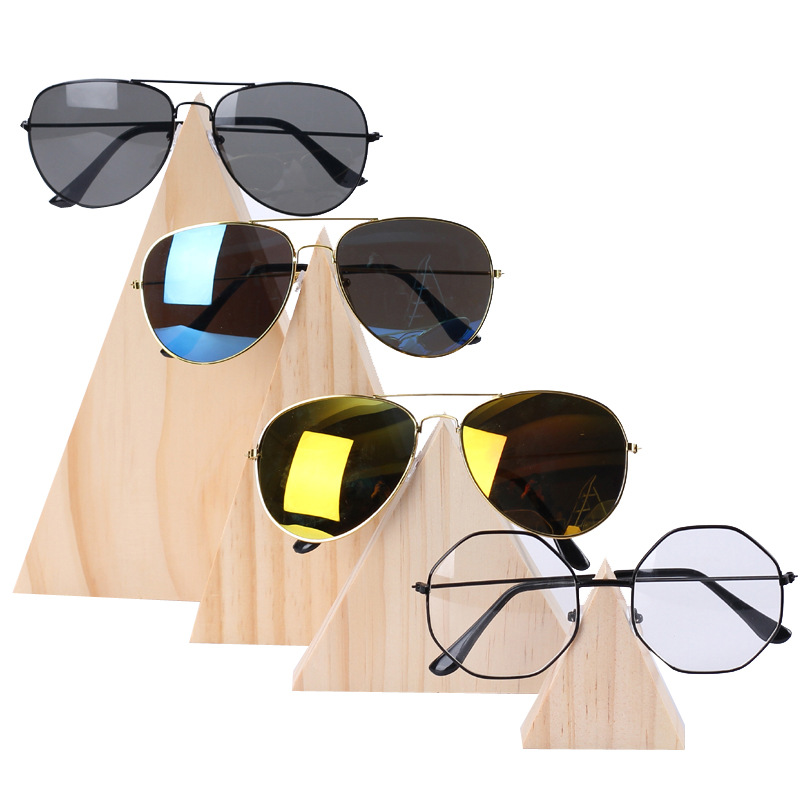 实木眼镜展示架眼镜店收纳架陈列装饰道具太阳镜墨镜支架眼镜架子