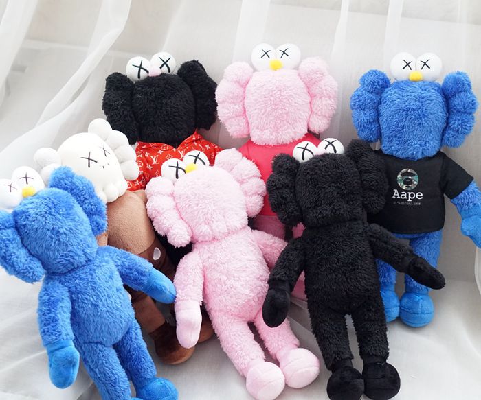 xx眼芝麻街西装款毛绒公仔摆件