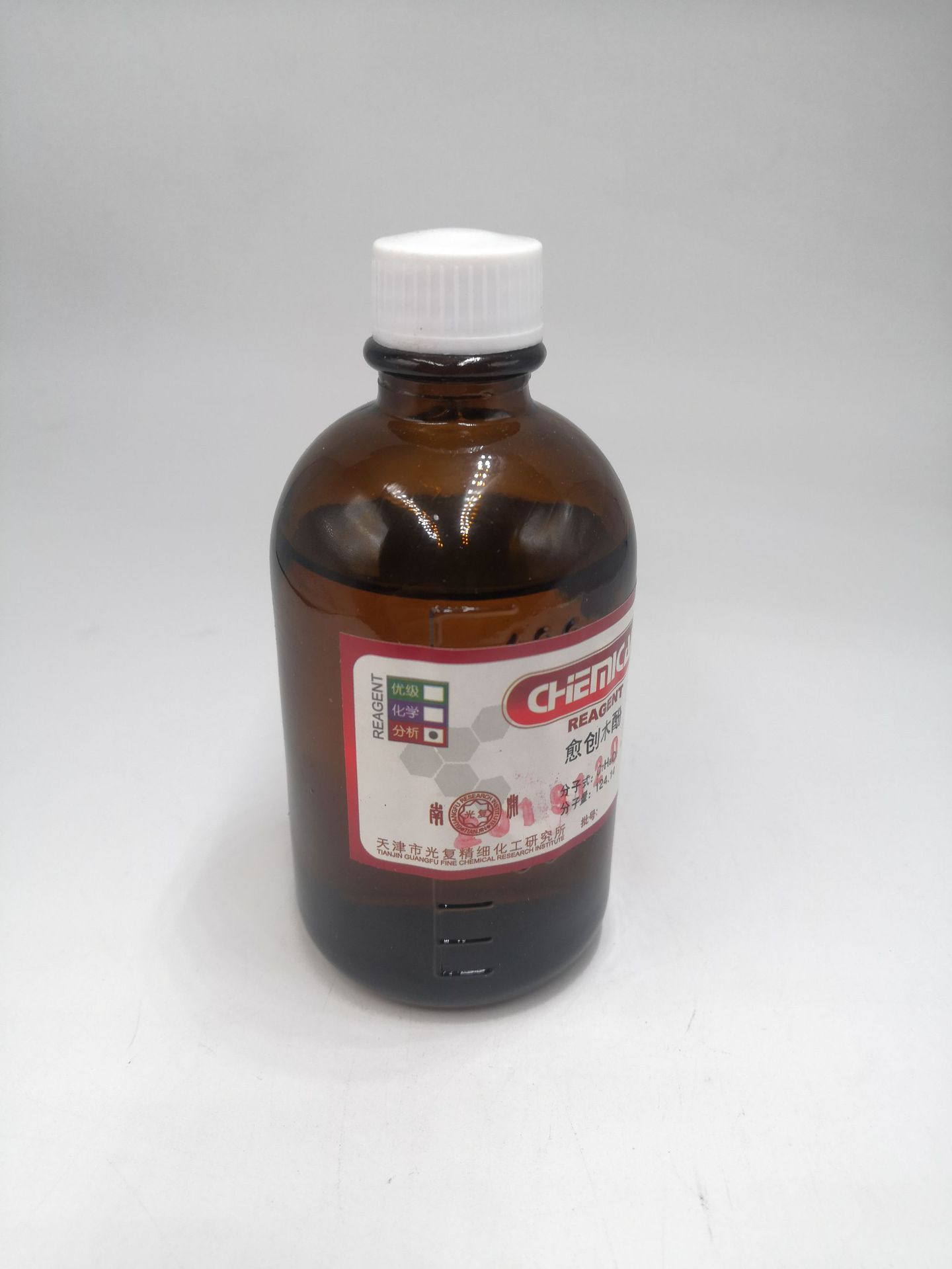 愈创木酚(邻甲氧基苯酚)ar100ml 天津光复 现货供应 实验室试剂