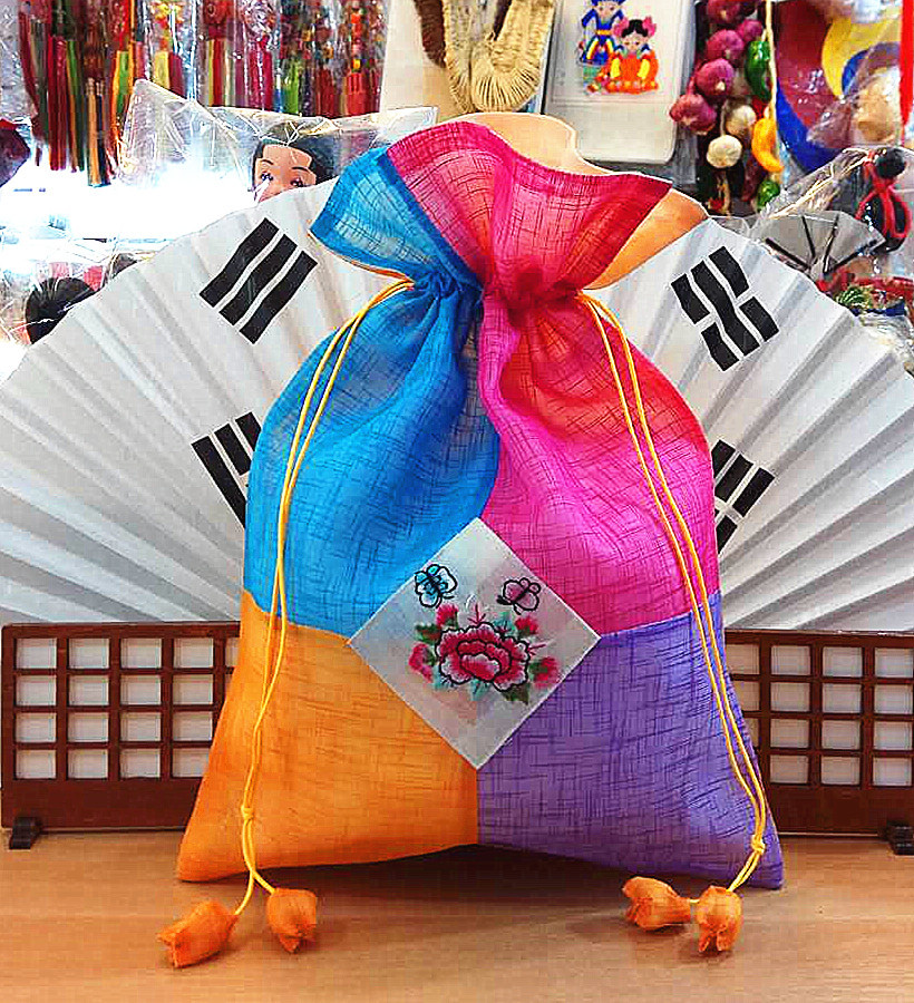 韩国化妆包收纳包礼品袋旅游纪念品韩国工艺品结婚婚庆礼品伴手礼