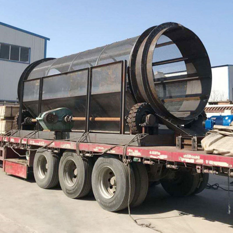 50型滚筒筛沙机设备 砂石滚筒筛分机 矿山筛石机 振动筛沙机