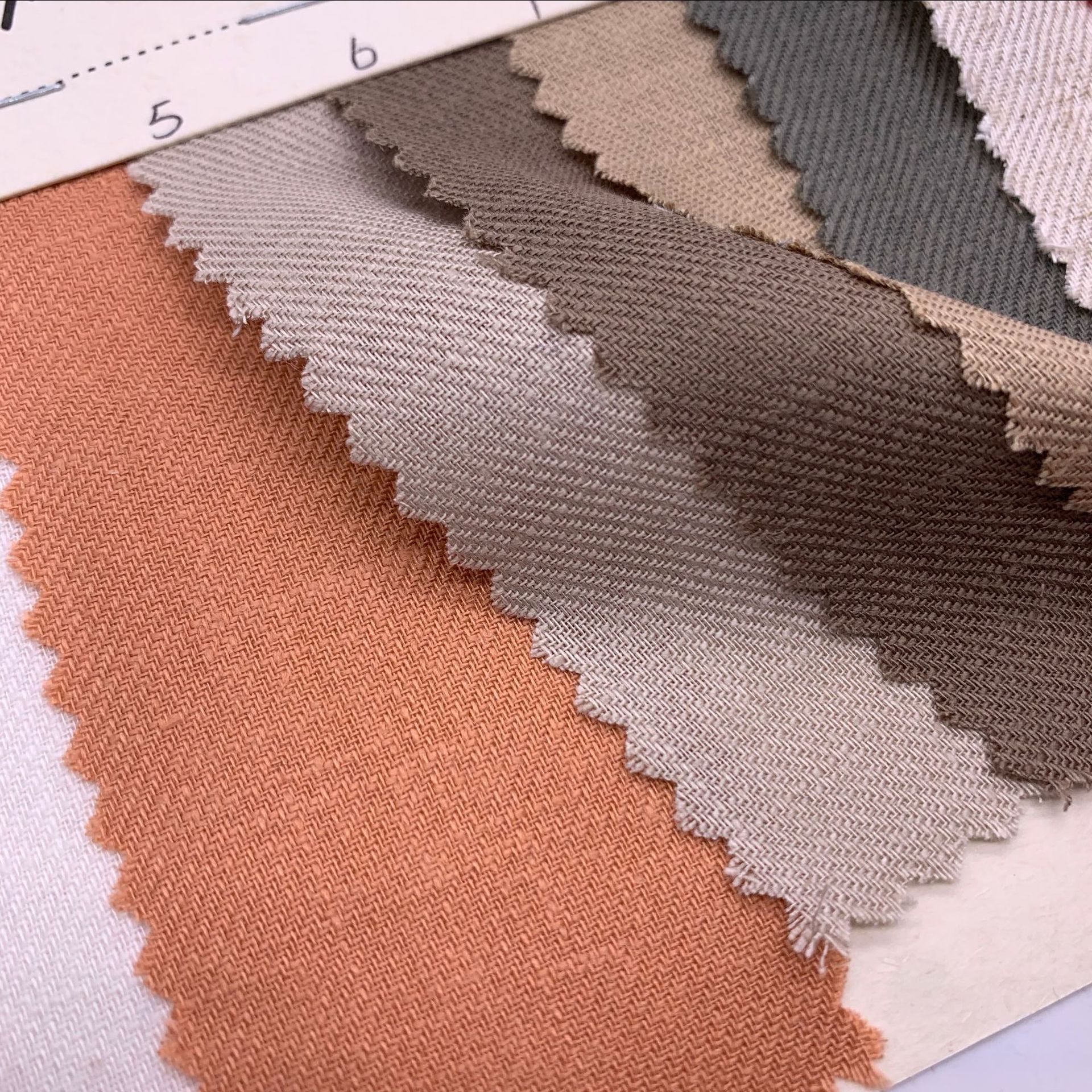 天丝麻布料 亚麻棉面料 天棉布料 衬衣 汉服 连衣裙 服装面料批发