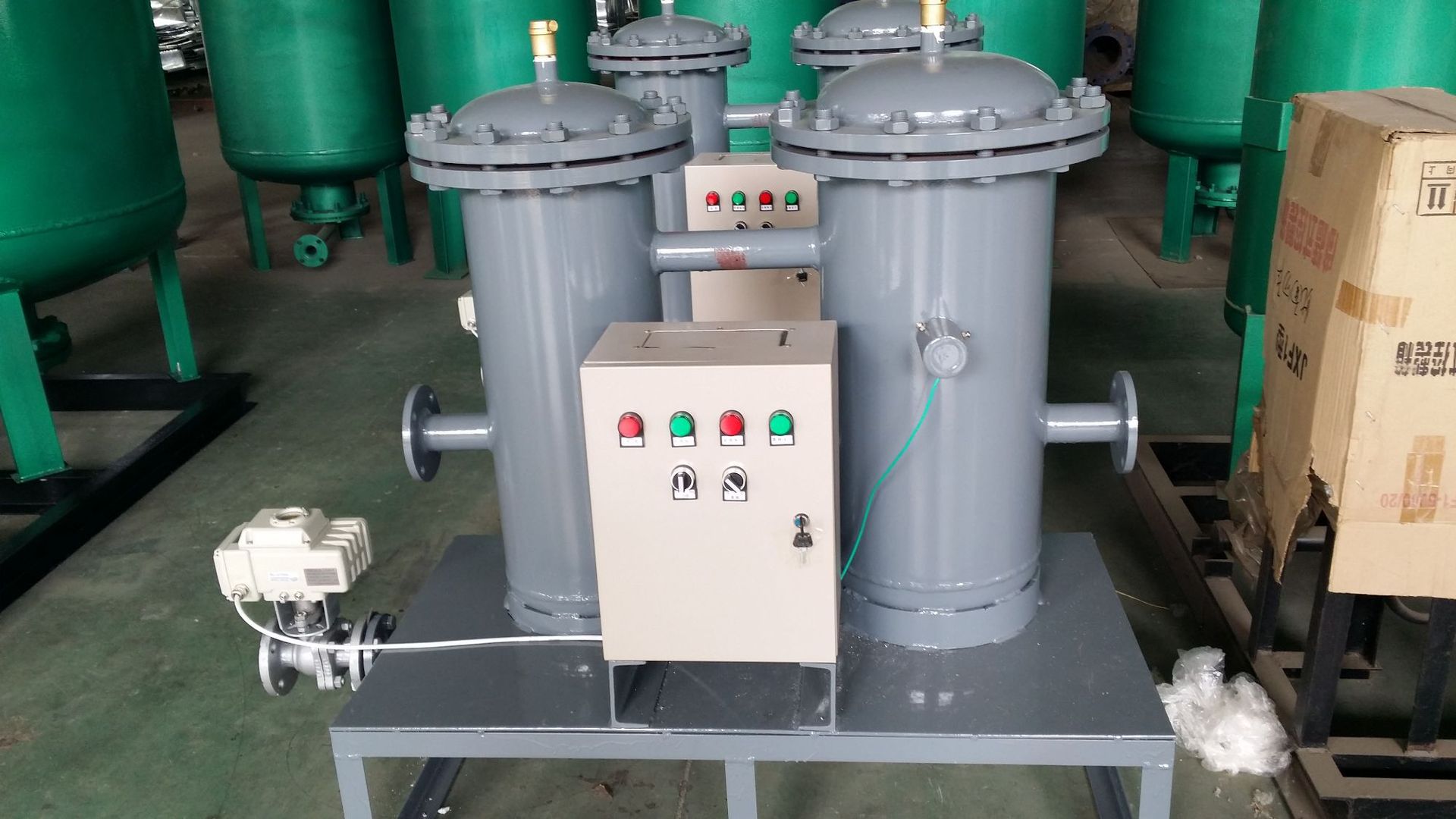 工厂直售定制空调循环水管道式除垢杀菌开闭式循环水旁流水处理器