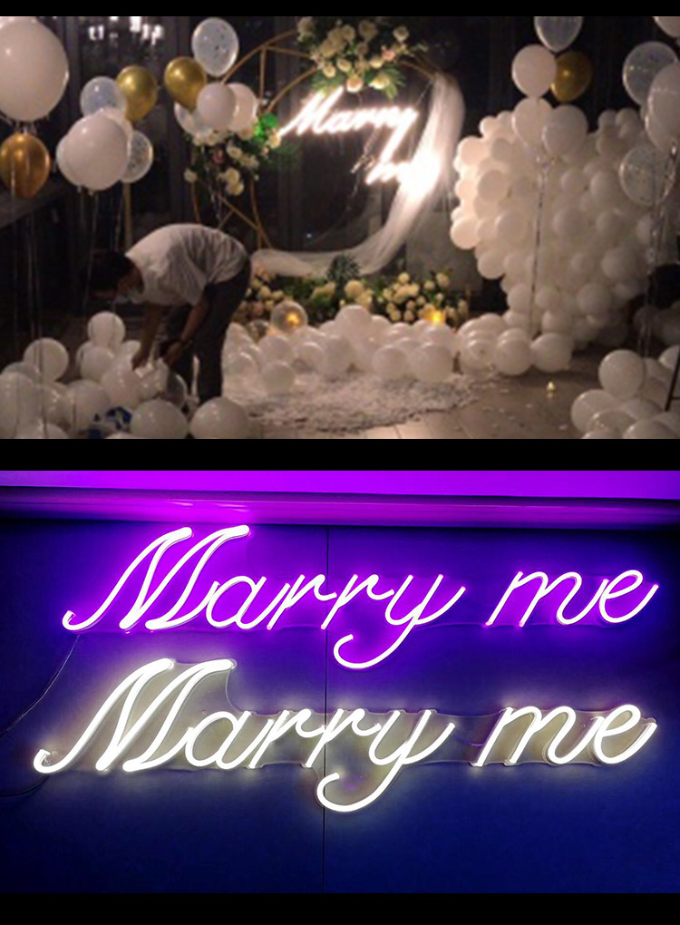 will you marry me?嫁给我霓虹灯求婚结婚布置婚庆浪漫道具摆设