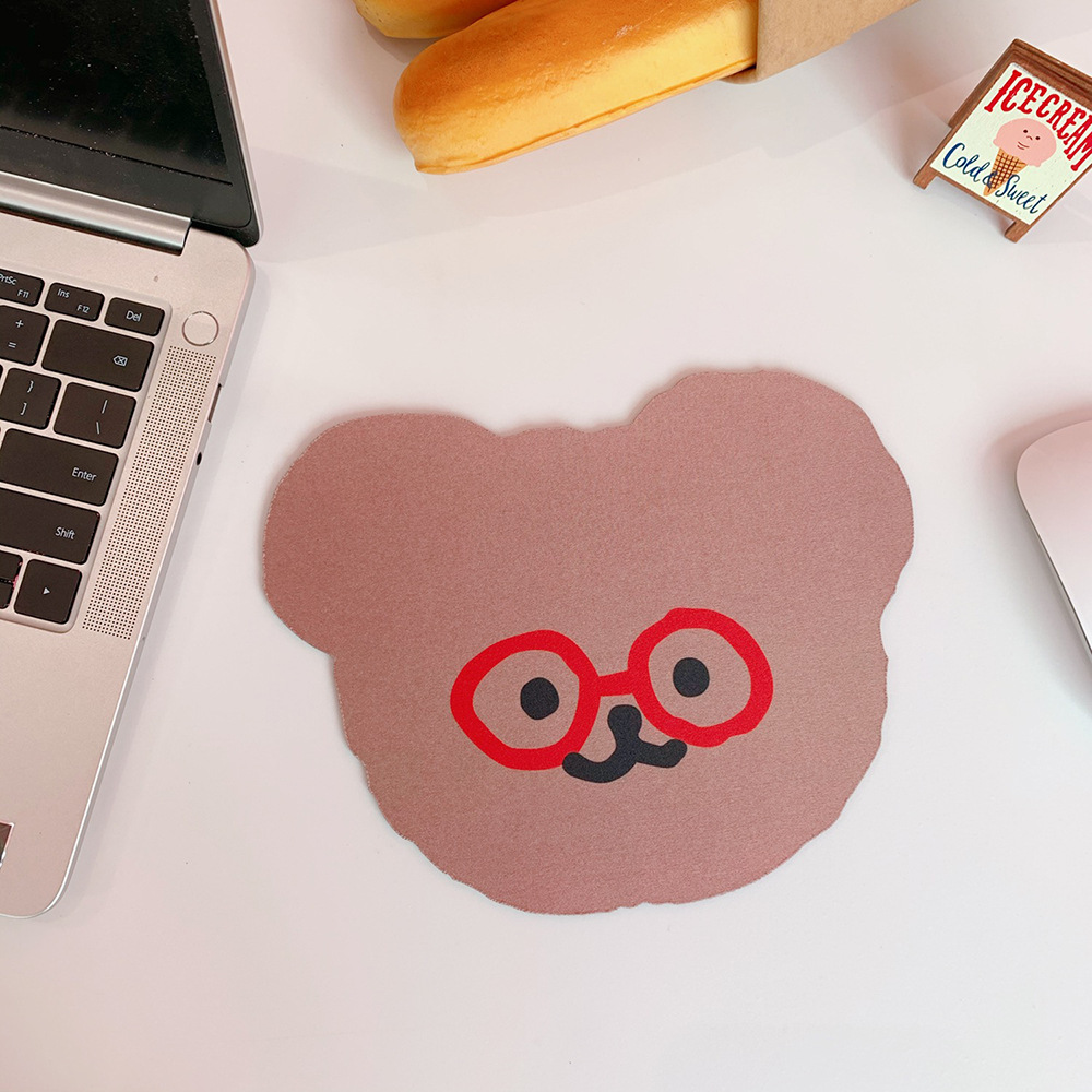Korean Style Ins Girl Heart Cartoon Mouse Pad Small Cute Computer Student Office Supplies Student Creativity Table Mat