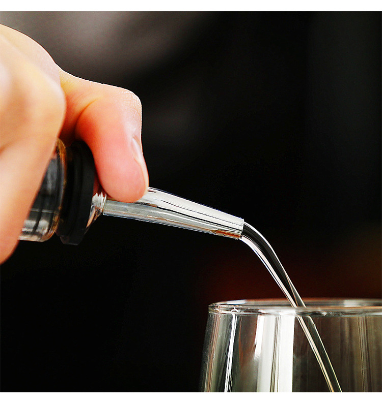 不锈钢硬塑胶酒嘴 金属酒嘴不漏酒酒嘴酒塞b52分层倒酒器瓶塞