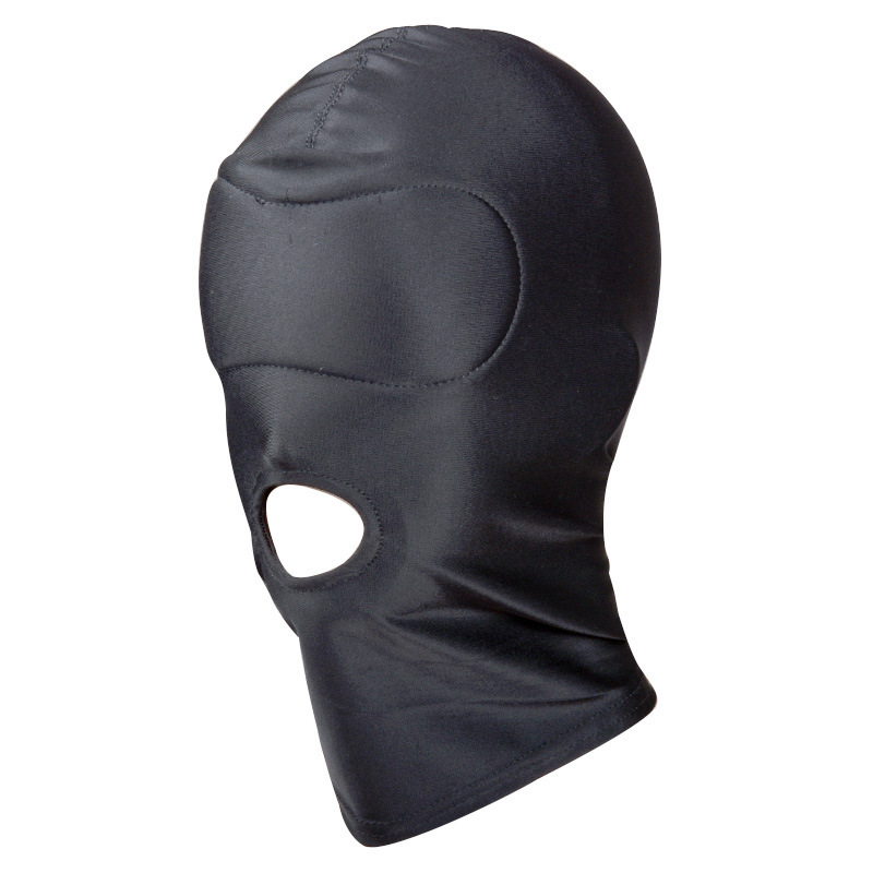 sm情趣全封闭露嘴头套男女通用面罩眼罩成人游戏女性性玩具头套厂