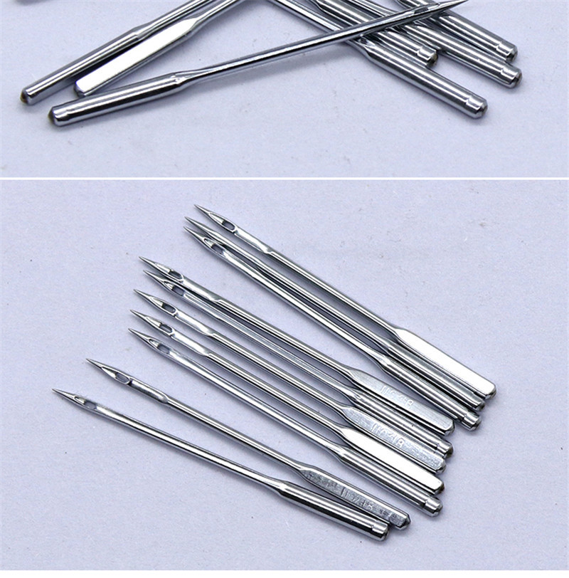 老式家用脚踏缝纫机机针锁边手套补鞋机缝纫机配件14号16号平车针