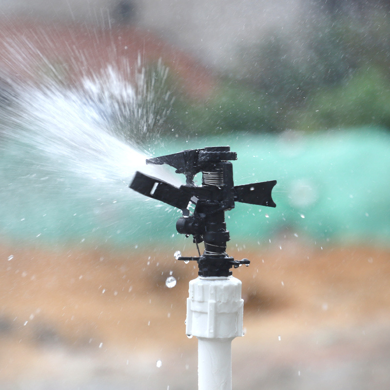 森雨 全黑款塑料摇臂喷头 自动旋转 园林园艺 农业喷灌 不含税