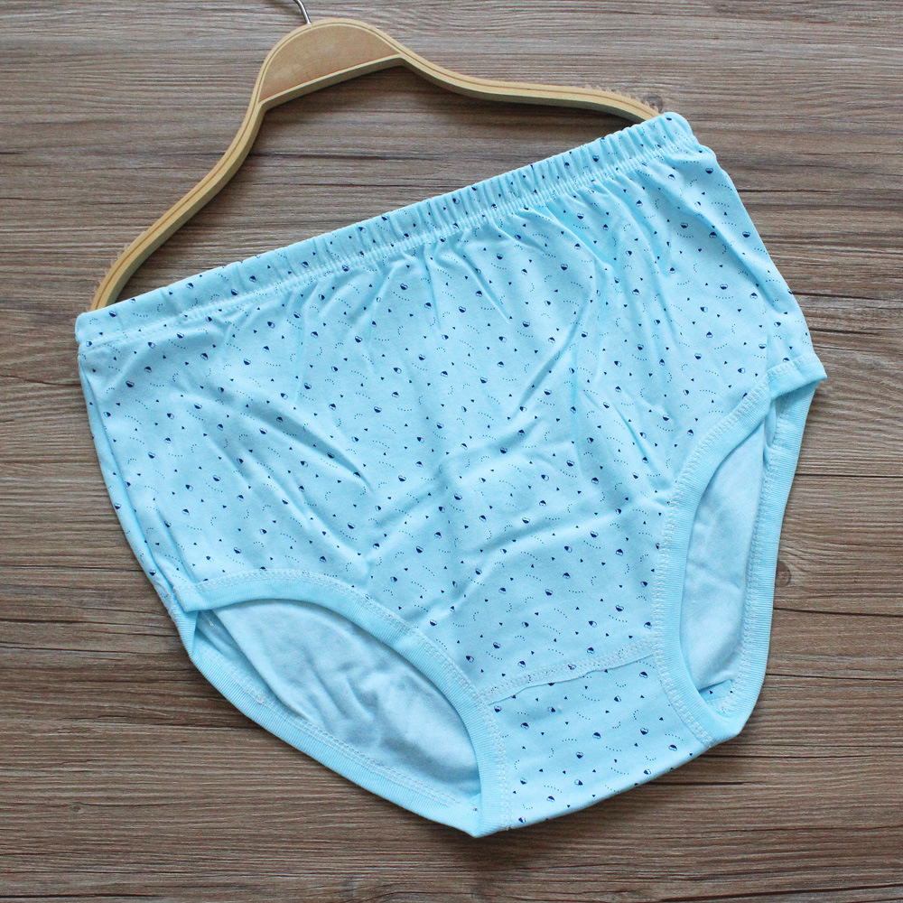 中老年妈妈内裤纯棉女三角裤高腰加肥大码奶奶老人宽松全棉短裤头